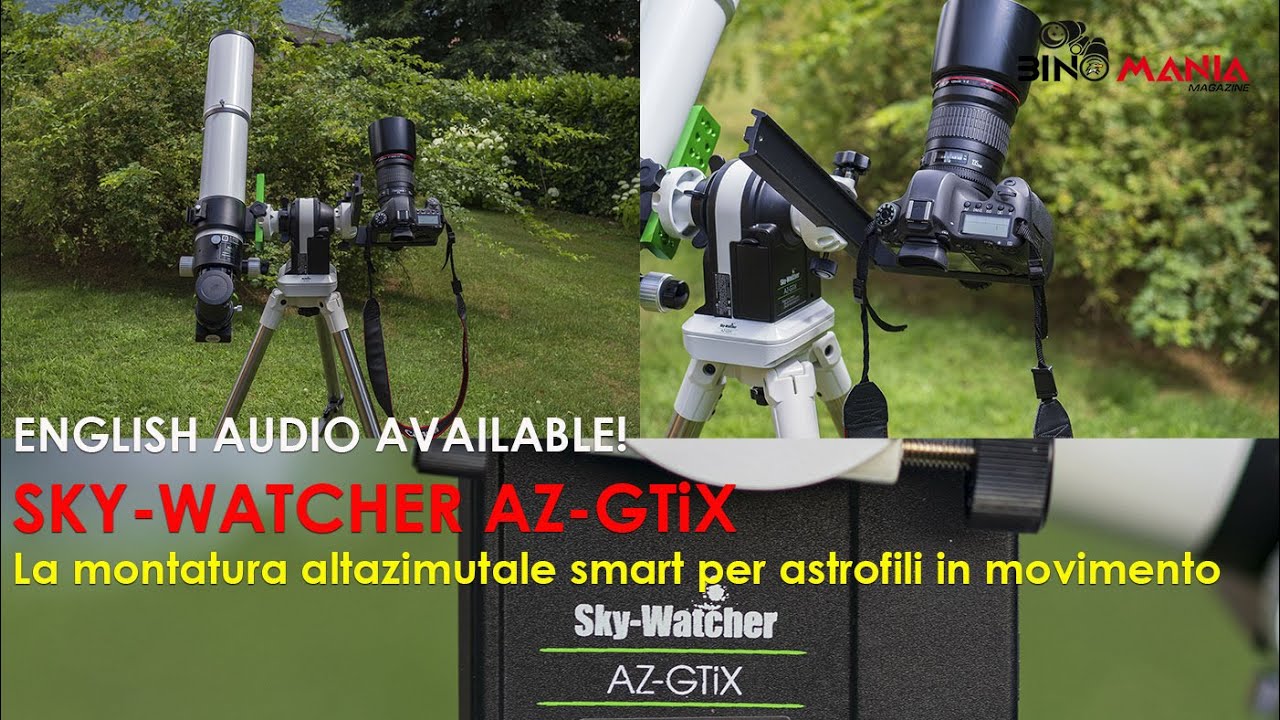 Sky-Watcher AZ-GTiX: la montatura altazimutale smart per astrofili in movimento