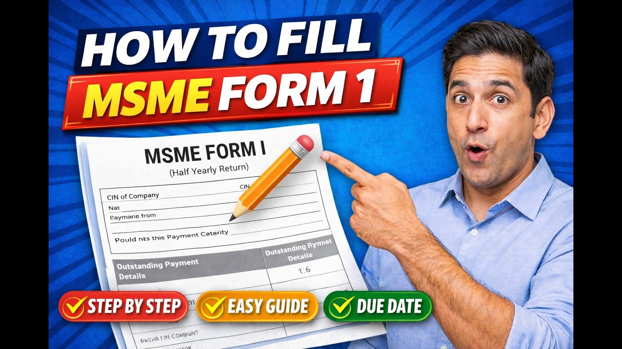 How to fill MSME Form 1