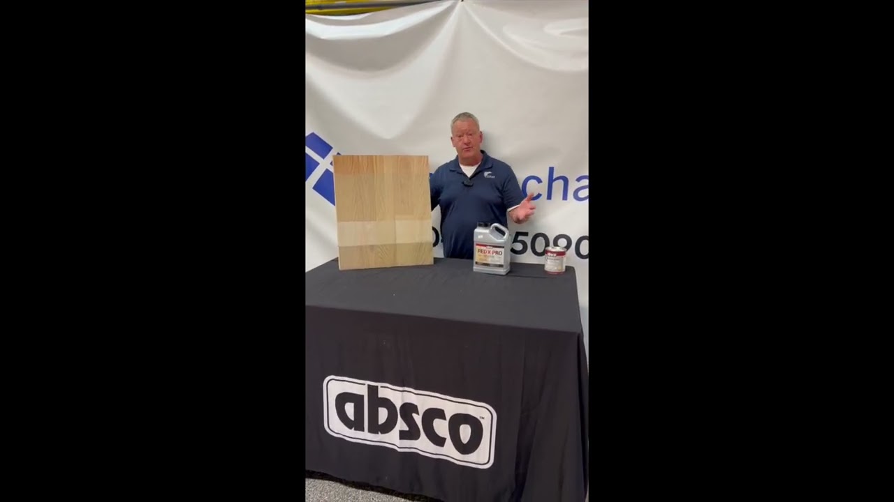 Absco Red X Pro red blocker Overview and Demo on Red Oak Hardwood Floors