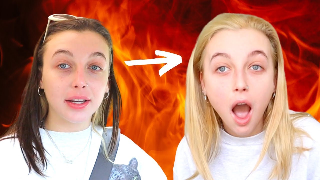 DYING MY HAIR BLONDE