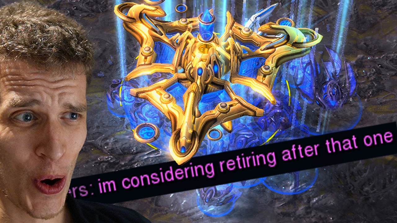 MOTHERSHIP RECALL In Opponent's BASE Beating Grandmasters With Stupid Stuff (StarCraft 2)