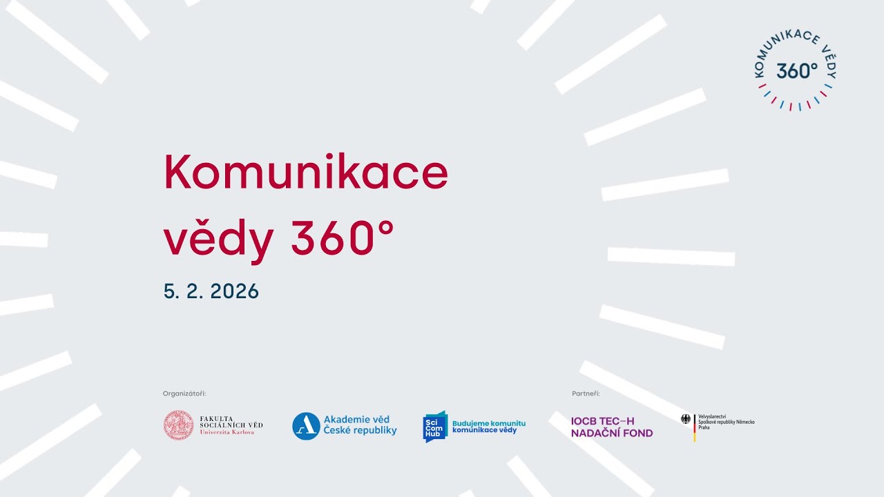 Konference Komunikace vědy 360°