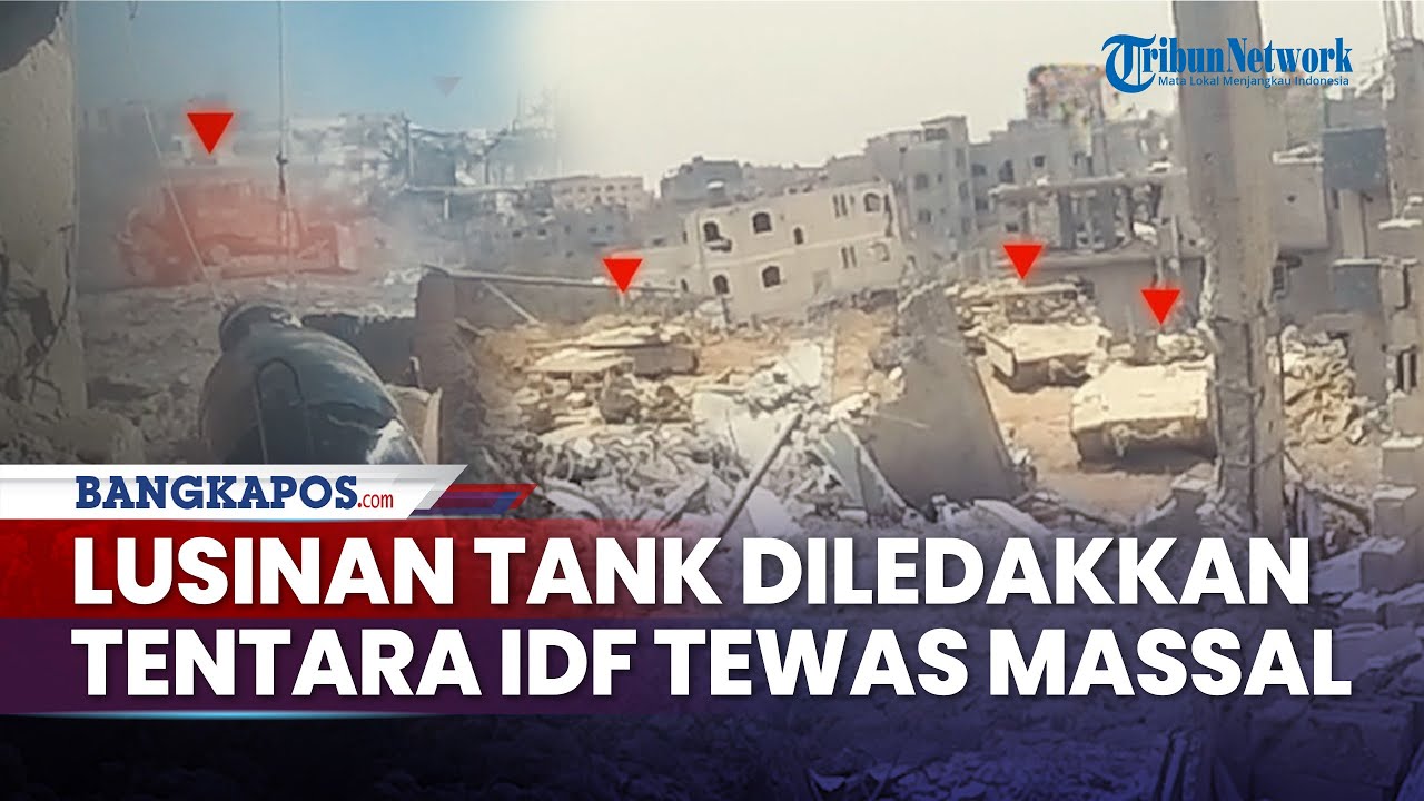 Hamas Beringas di Gaza! Lusinan Tank Israel Diledakkan hingga Tentara IDF Tewas Massal