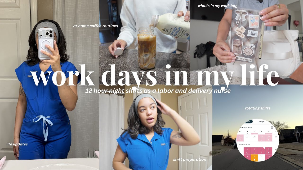 Work Days in My Life as a Nurse | Balancing Hospital Life, Home Life & Self Care