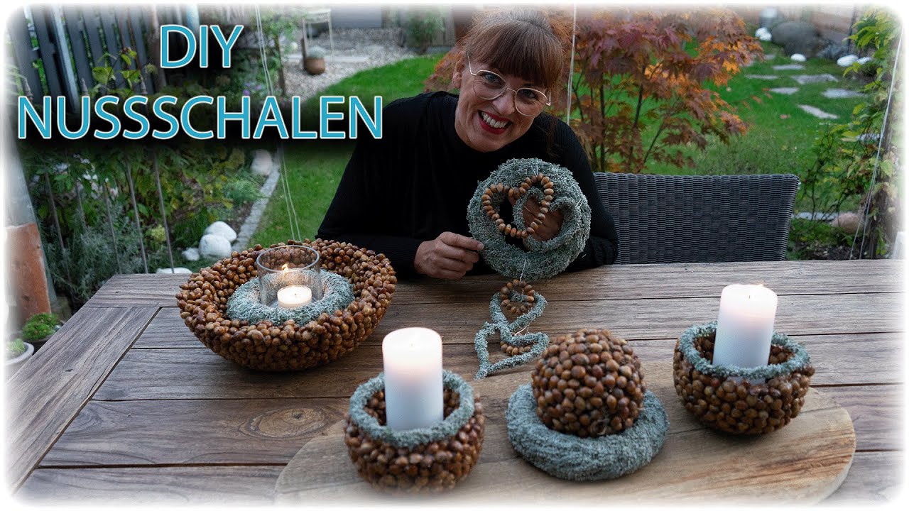 DiY NUSSSCHALEN GANZ EINFACH SELBER MACHEN | DEIN EINZELSTÜCK AUS NATURMATERIAL