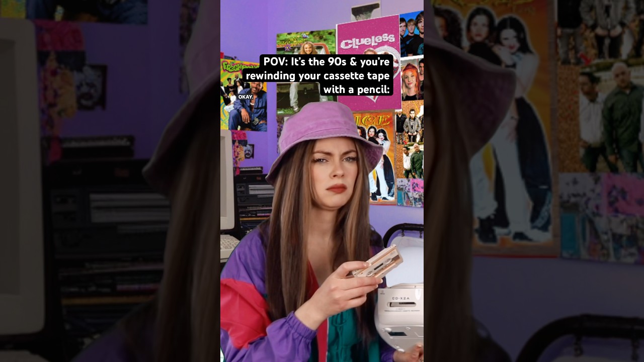 POV: Lata 90. i przewijasz kasetę oł&oacute;wkiem. #nostalgia #dziecilat90