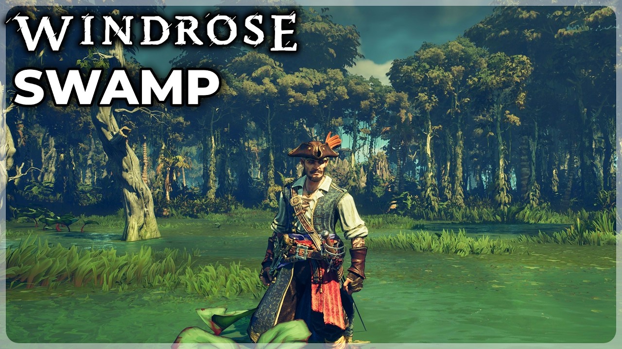 Entering the Swamp Biome in Windrose!