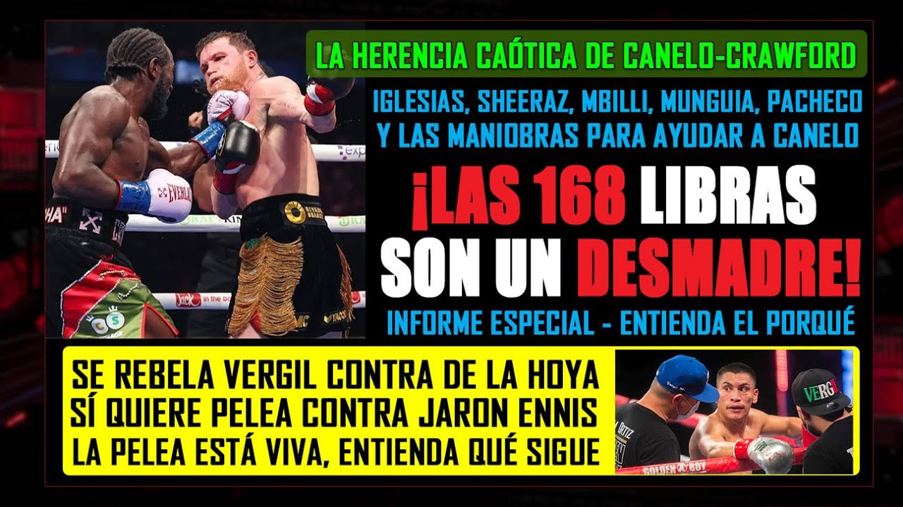 Supermedianos víctimas 2026 de la herencia caótica de Canelo-Crawford y Vergil-Ennis 'sigue viva'