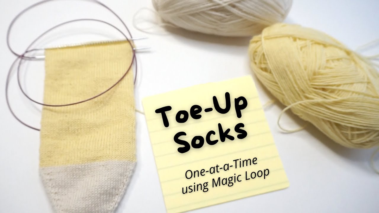 Toe-Up Socks | Magic Loop | Step-By-Step Knitting Tutorial | Knitting House Square