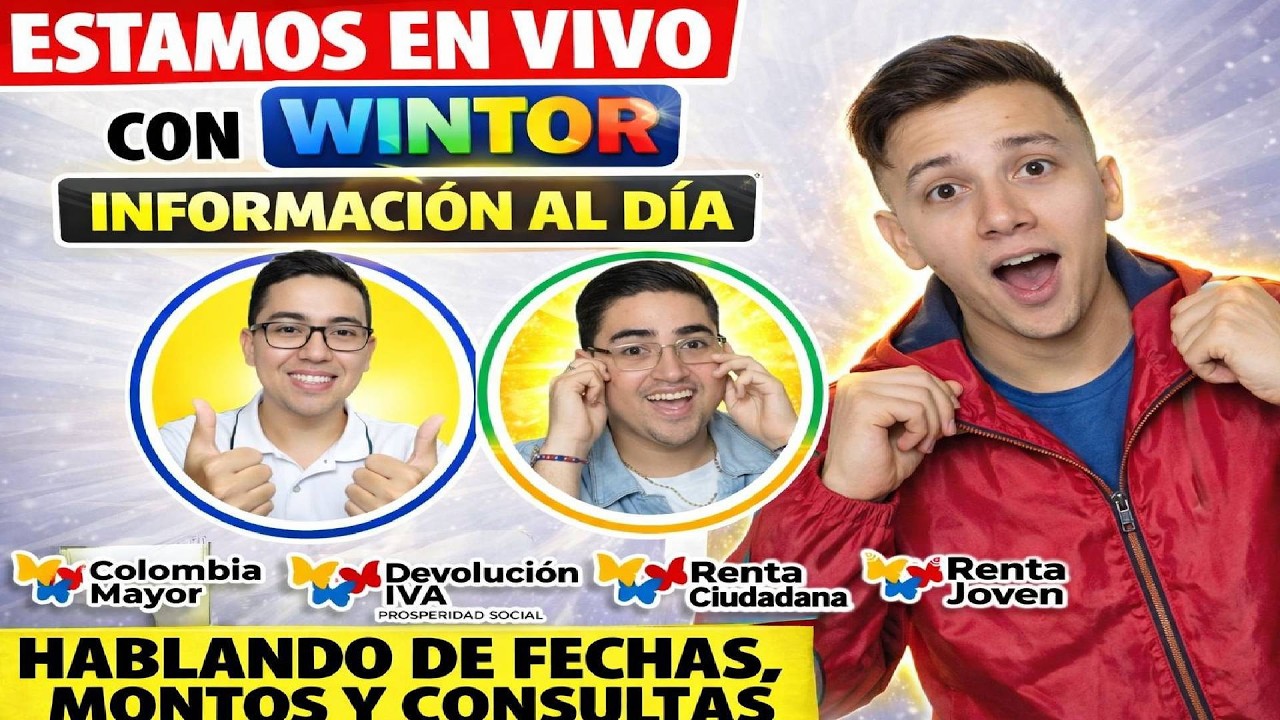 🔴Fechas de pago Renta Ciudadana, Devolución IVA, Renta Joven ,Colombia Mayor todo de Subsidios