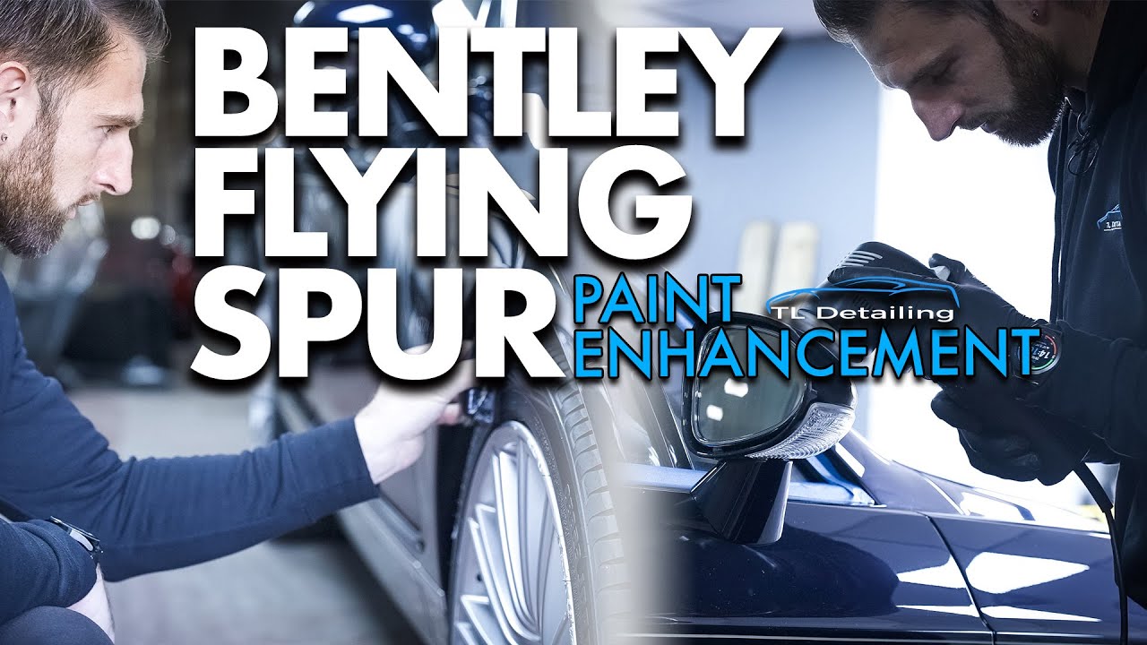 Bentley Flying Spur Paint Enhancement Detail // Making The Paint POP! // ASMR Car Cleaning!