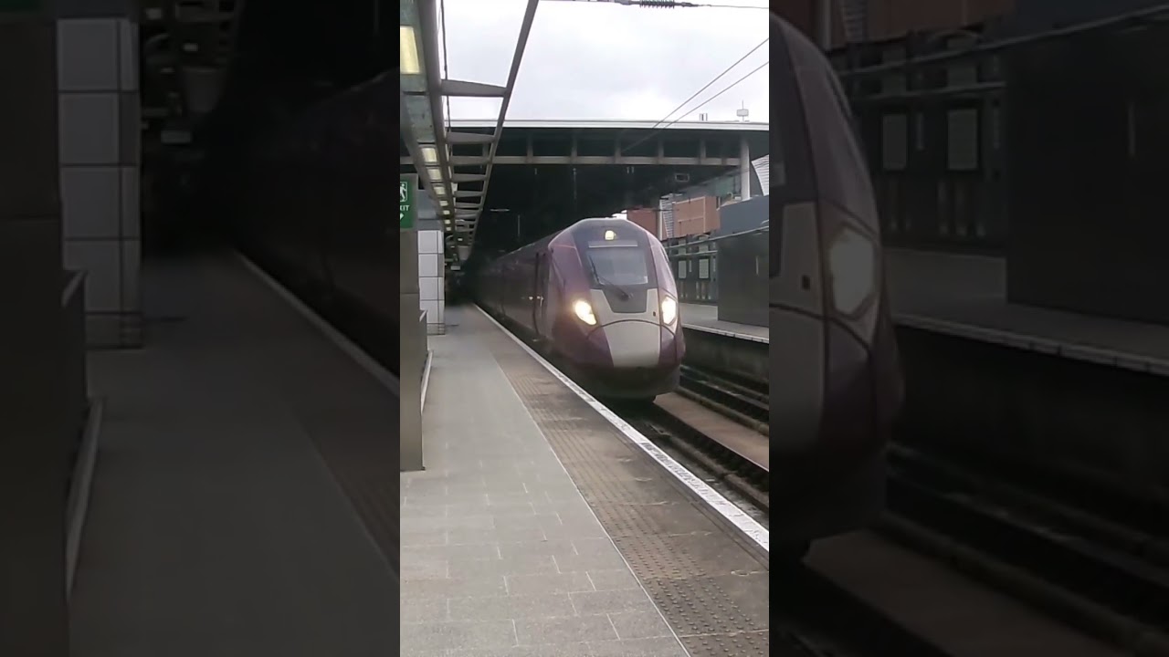 Class 810 (810 001) departing St Pancras on 15/10/24
