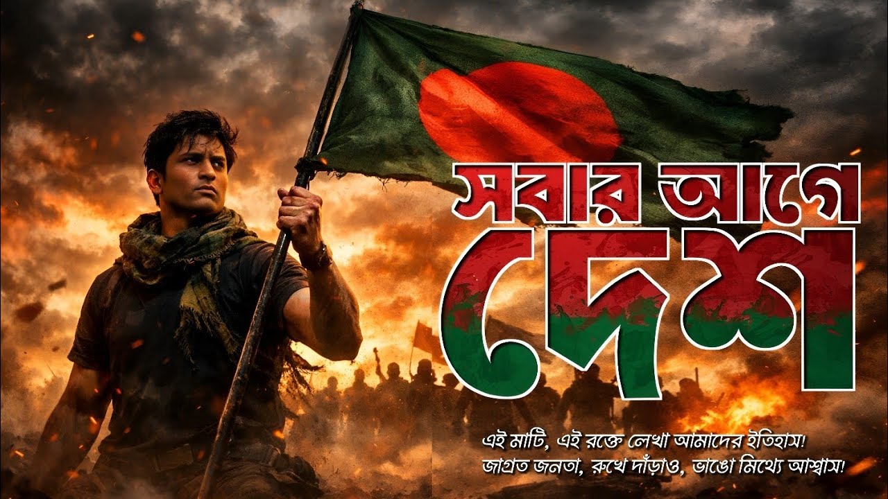 দেশাত্মবোধক গান - সবার আগে দেশ (Sobar Agee Desh) | Official Music Video 