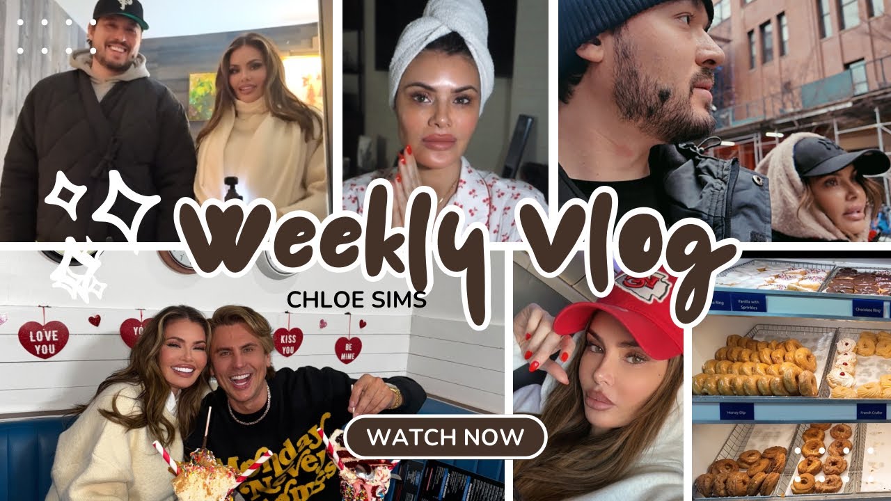 Chloe Sims | episode 3 weekly vlog Charlie arrives! Apartment viewings in NYC Foodgod & k-town 🫶🏻