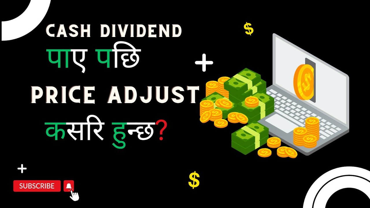 Price Adjust After Cash Dividend II - Share Market  #sharemarket #dividendstocks #arpannanup