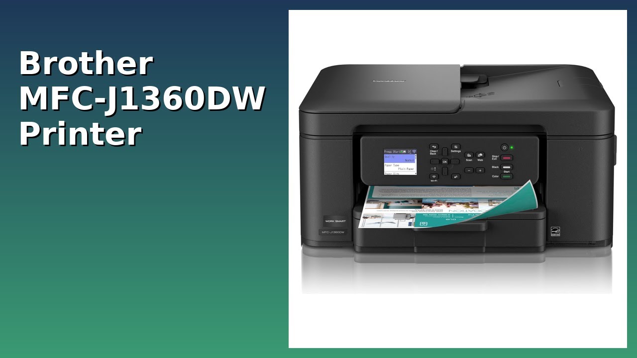 REVIEW (2025): Brother MFC-J1360DW Printer. Features.