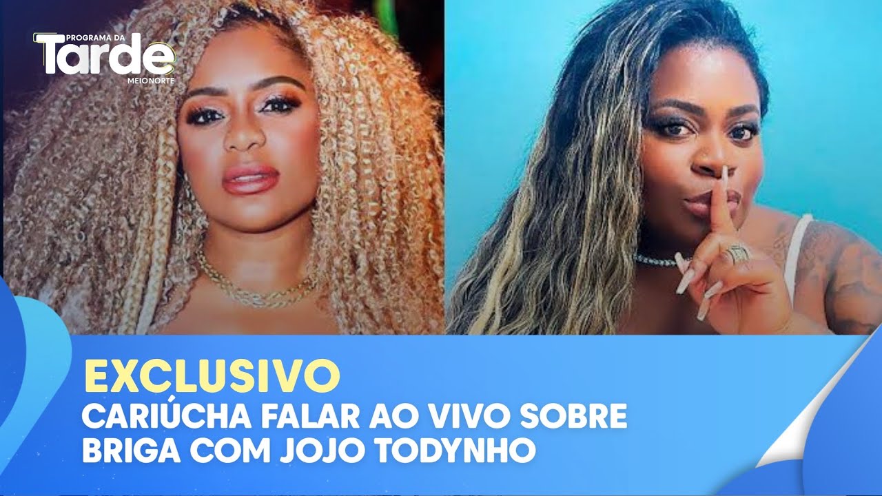 EXCLUSIVO: Cariúcha fala ao vivo sobre a treta com Jojo Todynho e Anitta