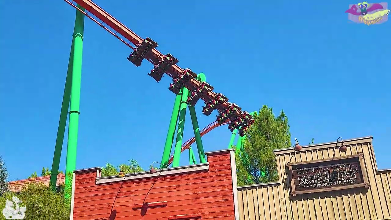 Tatsu: On-Ride & Entrance to Exit Queue POV B&M Flying coaster Six Flags Magic Mountain 2025, part 1