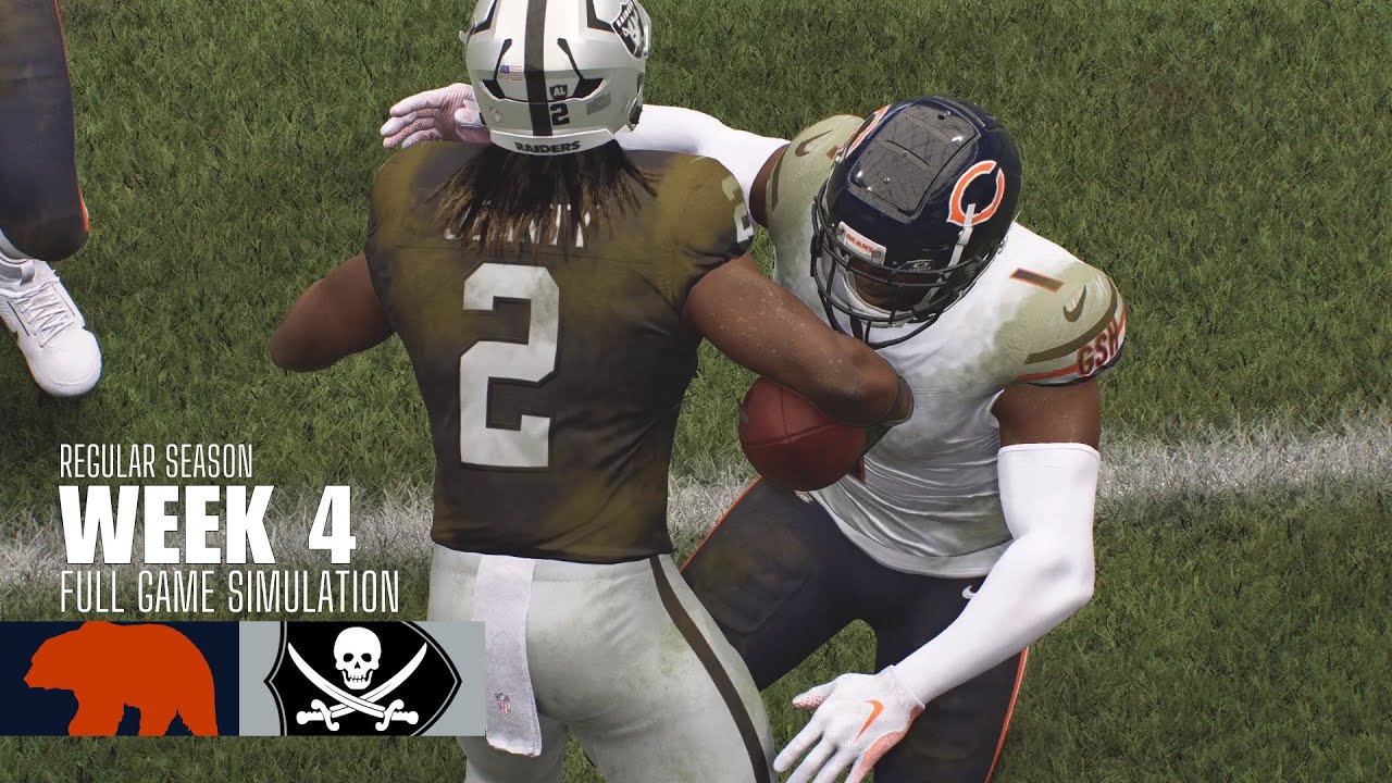 Bears vs. Raiders | 2025-26 Season Week 4 | Madden NFL 26 Simulation