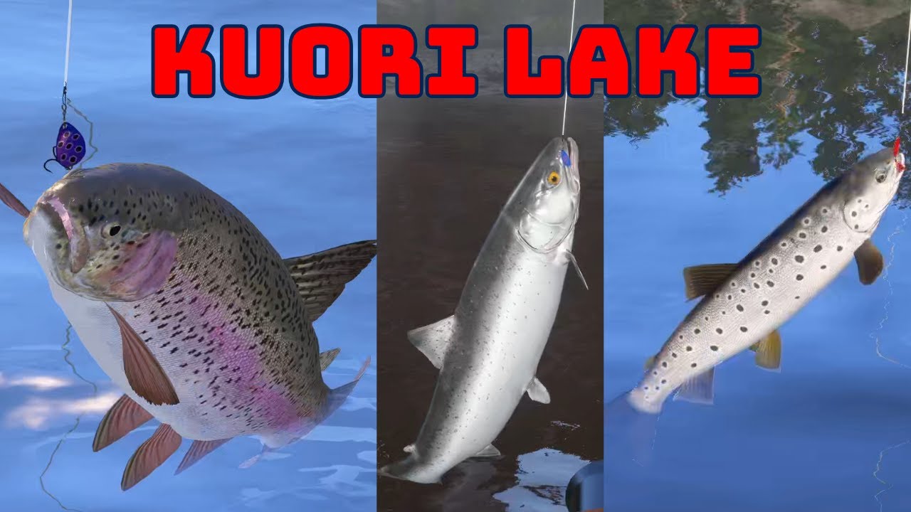 Kuori Lake Trolling spot | Russian Fishing 4