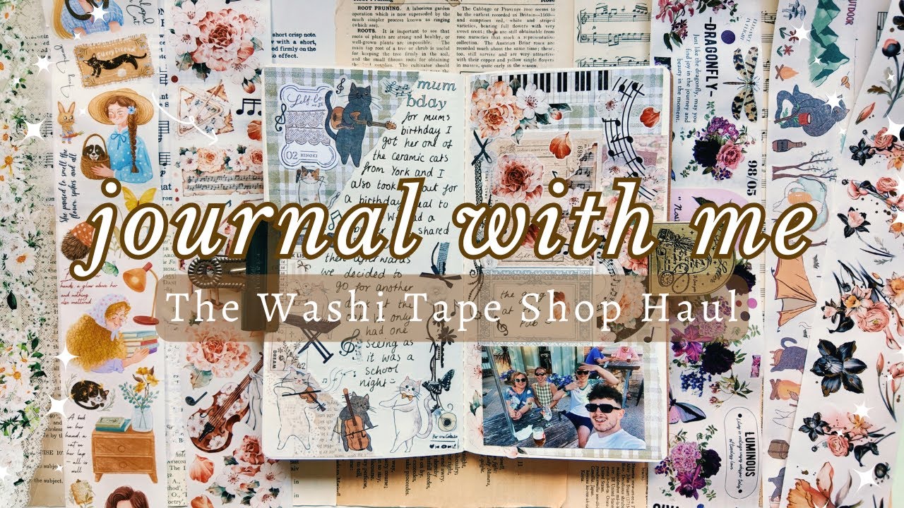 Journal With Me 💫 The Washi Tape Shop Haul