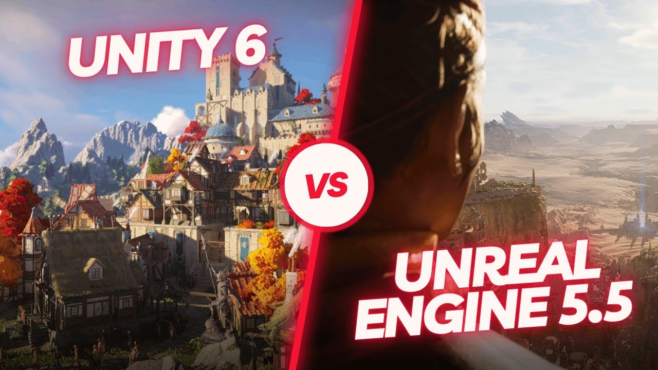¿Cuál DEBES Elegir? | Unity 6 VS Unreal Engine 5.5