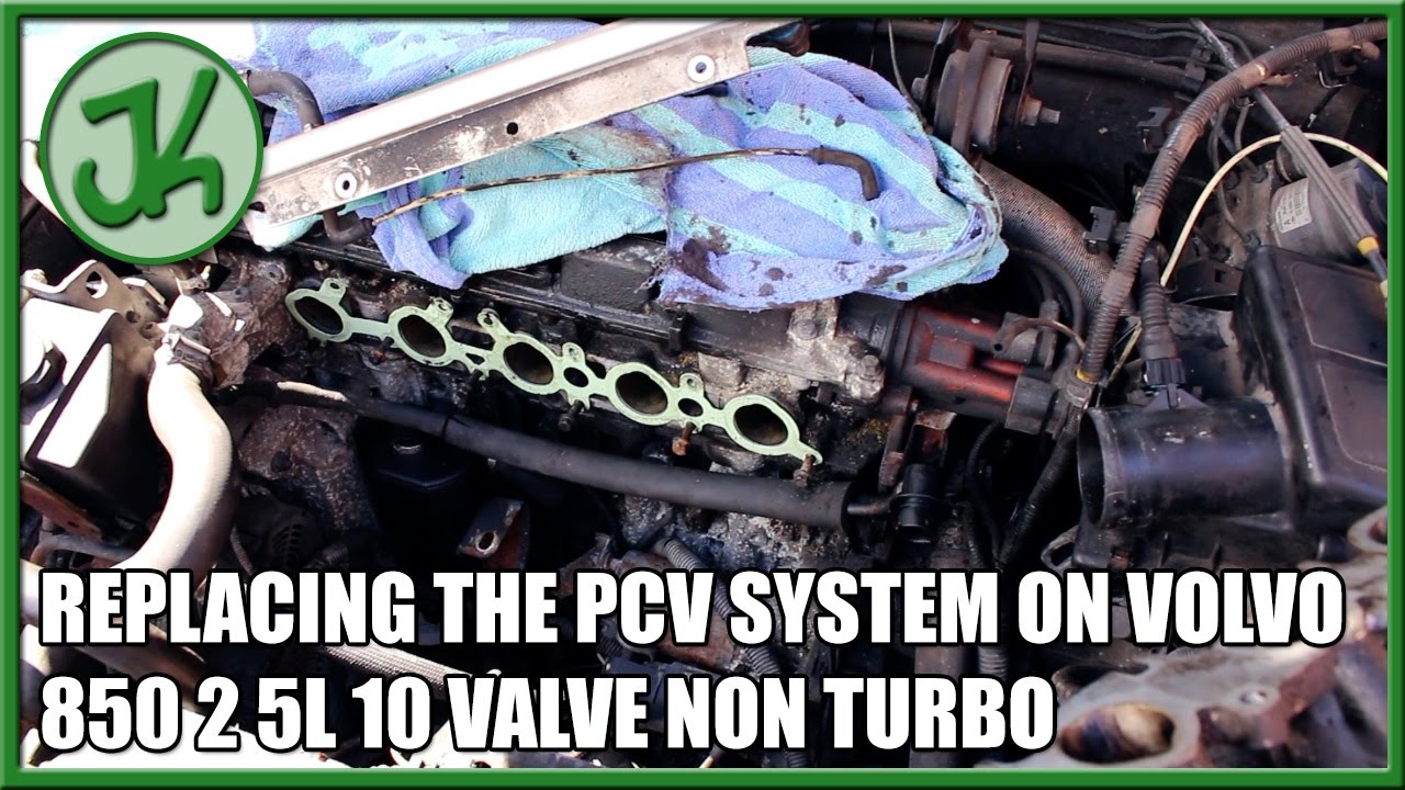 Replacing the PCV System on Volvo 850 2 5L 10 Valve Non Turbo