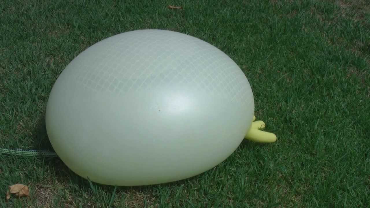 Huge exploding glove - fun to watch with kids...
