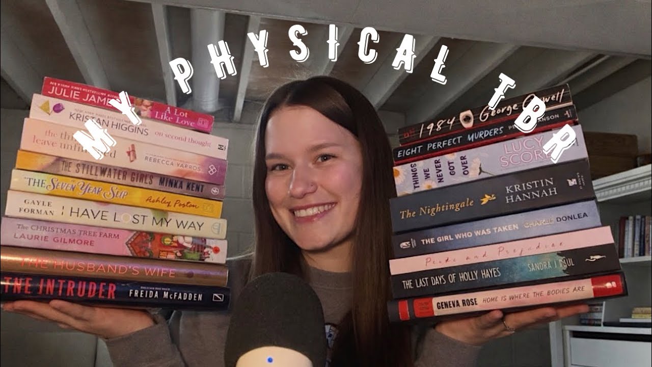 ASMR | My Current (Physical) TBR
