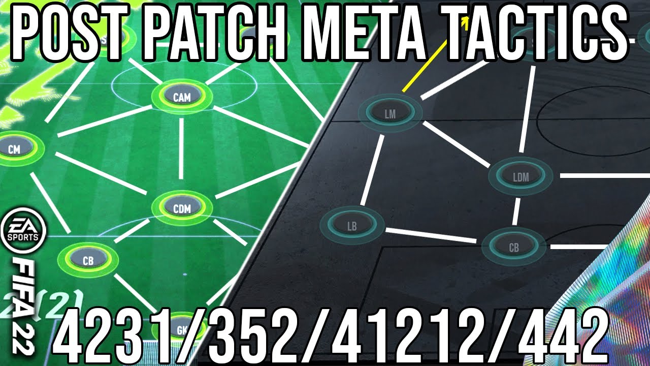 FIFA 22 META POST PATCH TACTICS ELITE 4231/352/41212/442 Set up To Get More Wins & Get Elite/Rank 1