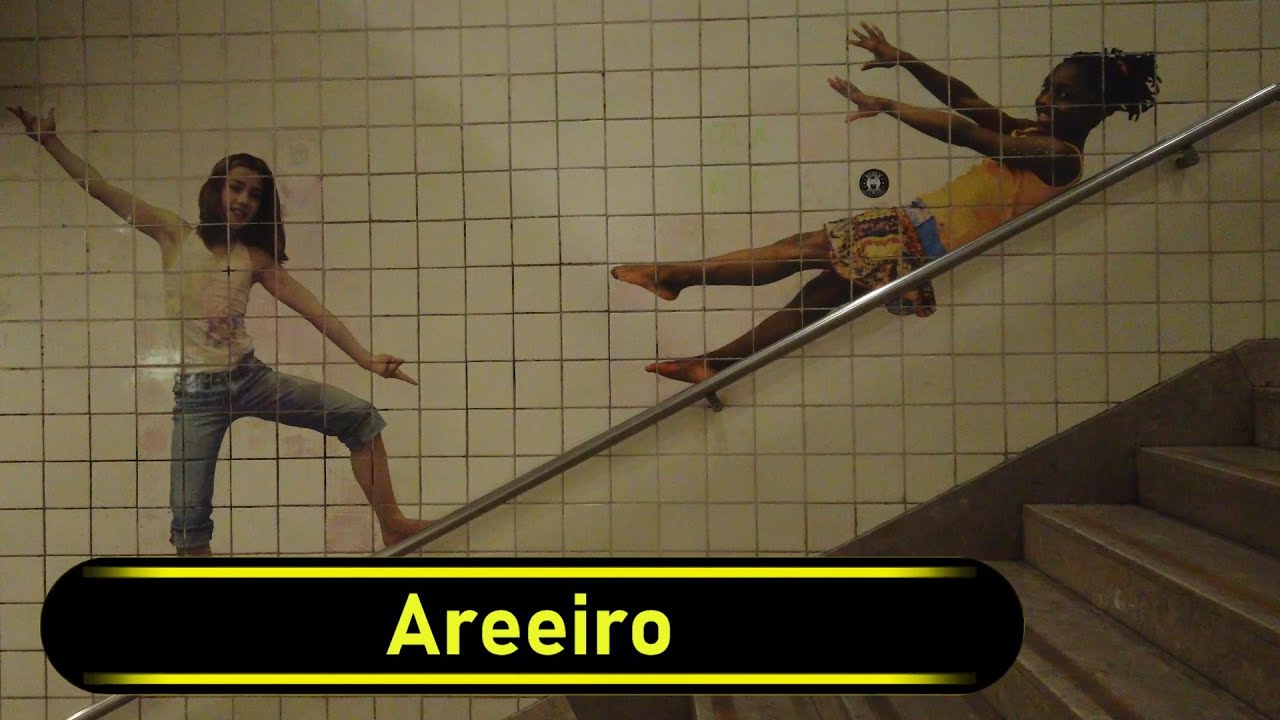 Metro Station Areeiro - Lisbon 🇵🇹 - Walkthrough 🚶