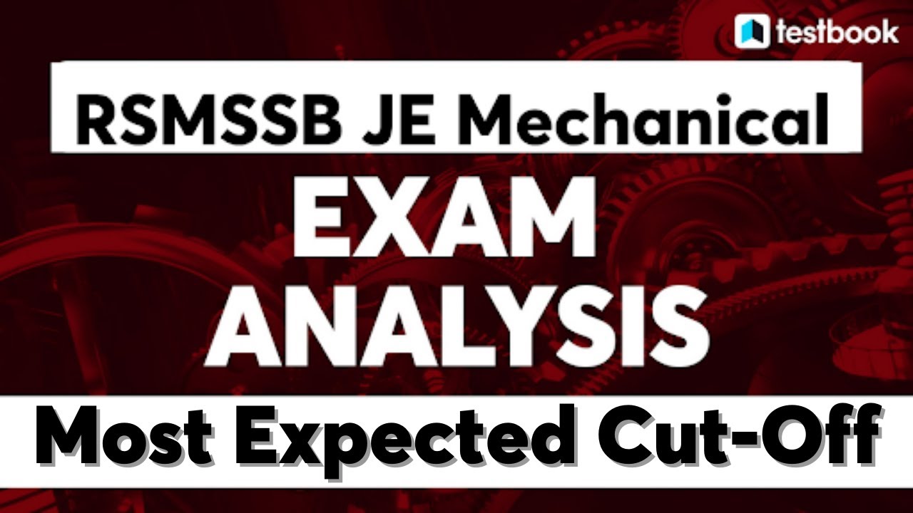 RSMSSB JE Mechanical Exam 2022 | Expected Cut Off by Jitendra Sir | Calculate your Exam Scores