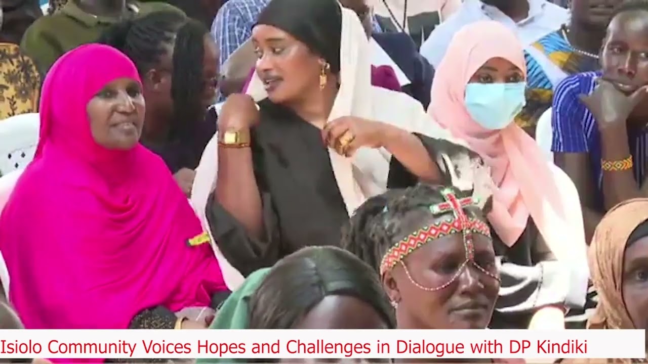 Isiolo Residents Present Development Concerns and Successes to DP Kindiki During Public Forum