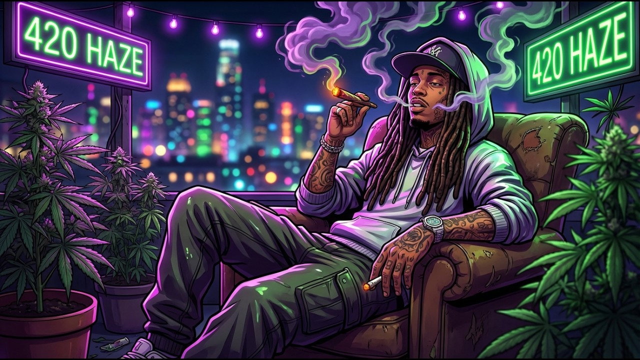 Rooftop 420 Vibes 🌿 Chill Rap & Smooth Hip-Hop Night Playlist
