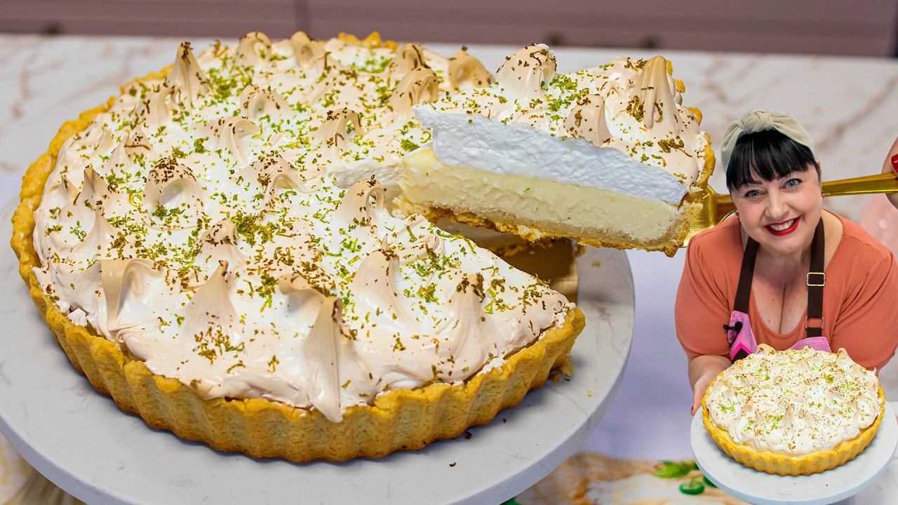 TORTA DE LIMÃO CLÁSSICA - A MELHOR TORTA DE LIMÃO DO MUNDO! ALÉM SE SER FÁCIL RÁPIDA E DELICIOSA!