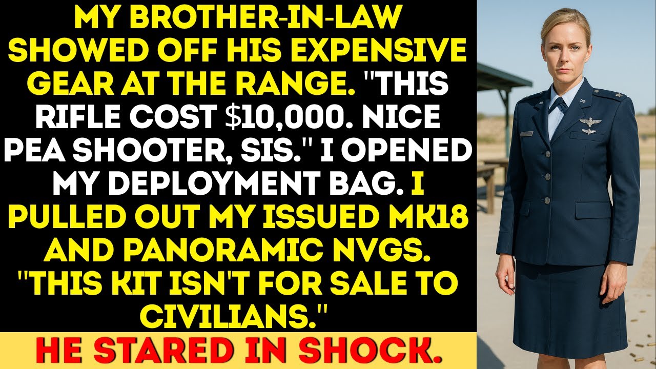 “My Gear Cost $10k,” My BIL Bragged At The Range—Then He Saw My Issued Kit…