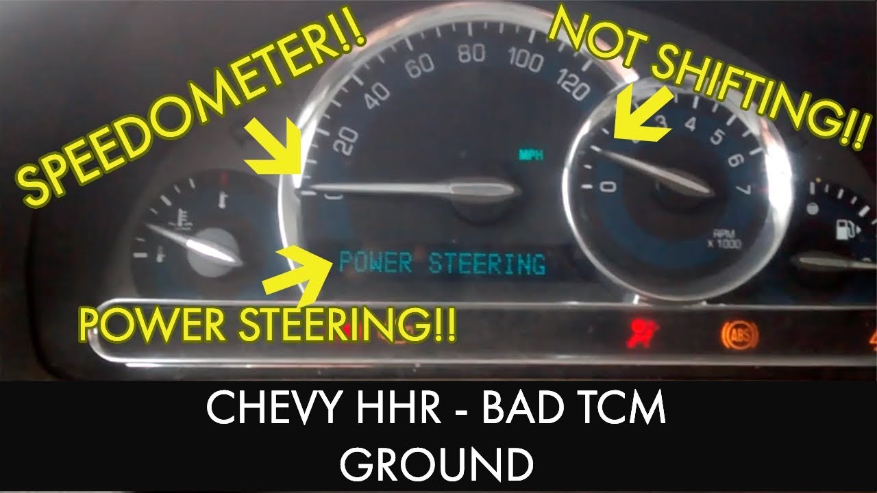 Неисправное заземление TCM на Chevrolet HHR / Cobalt &mdash; как исправить &mdash; нет усилителя руля, спидом...