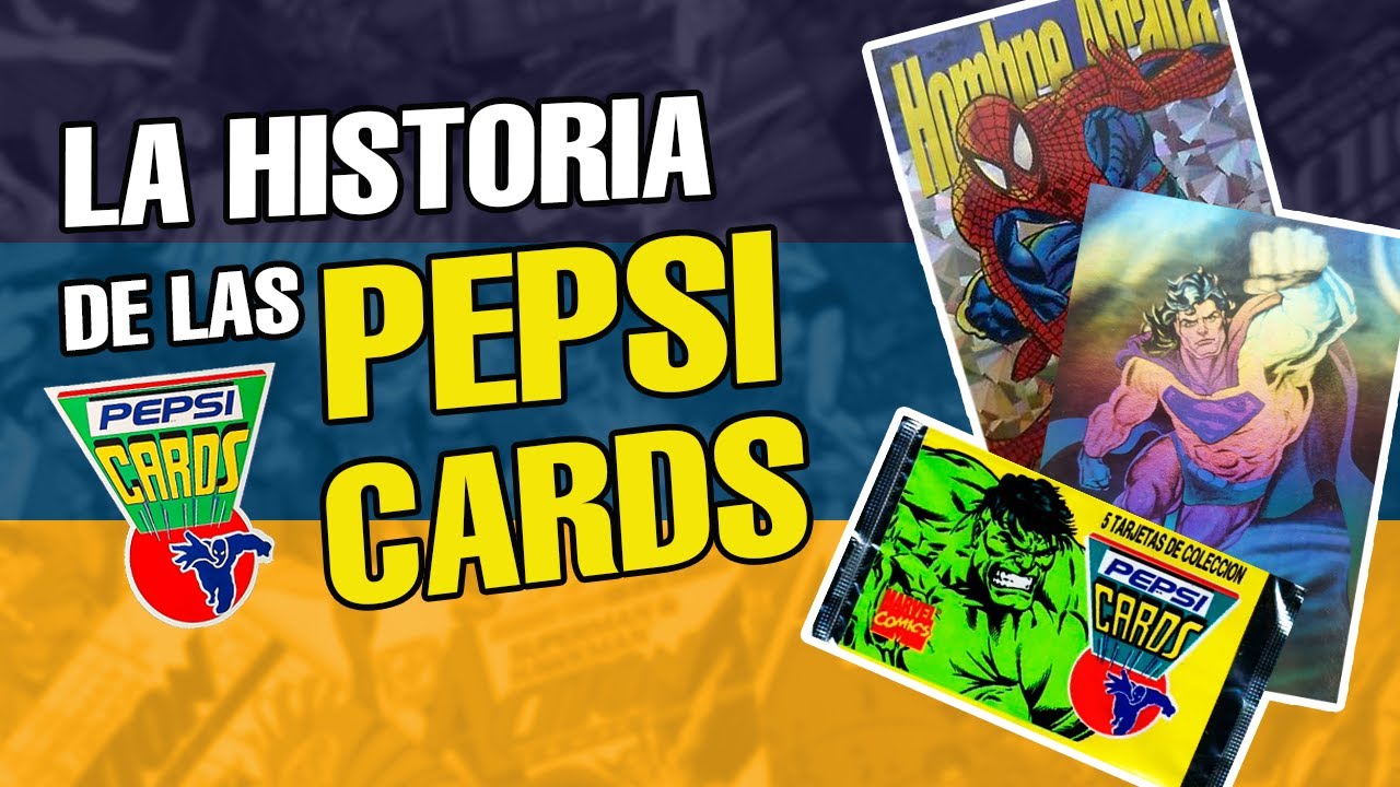 La HISTORIA de las PEPSICARDS - Marvel y DC