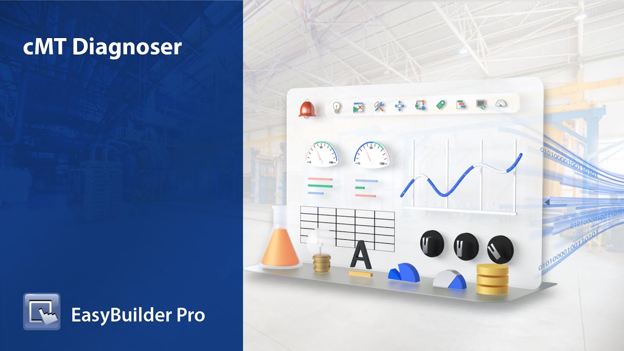 Weintek EasyBuilder Pro tutorial - 35.cMT Diagnoser