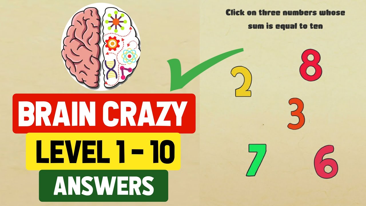 Brain Crazy :: Brain Crazy Level 1 to 10 Answers
