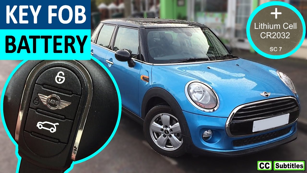 Mini Cooper Key Fob Battery Replacement - How to replace battery in Mini Cooper Key Fob