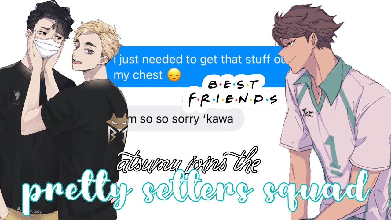 haikyuu texts // atsumu joins the pretty setters squad