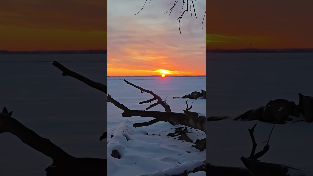 20260208 Sunrise on Sandusky Bay at Pickerel Creek. 