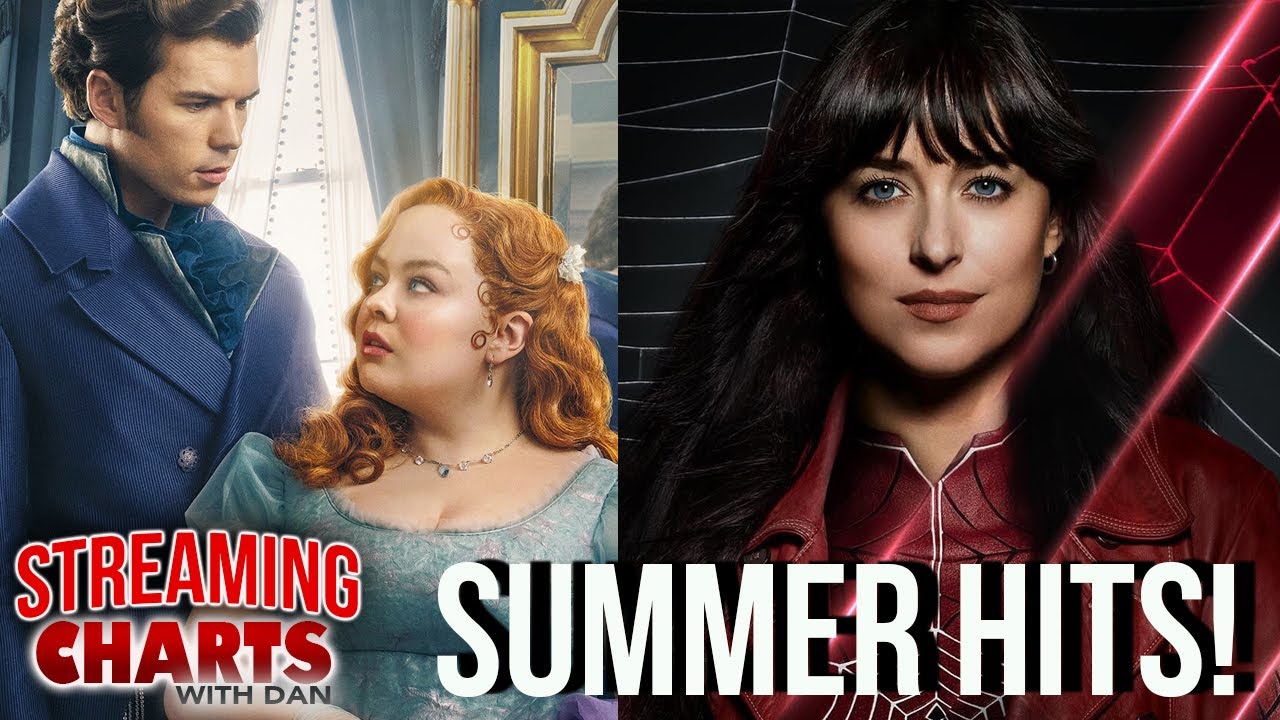 Summer's Big Hits are Bridgerton and...Madame Web?! - Streaming Charts with Dan