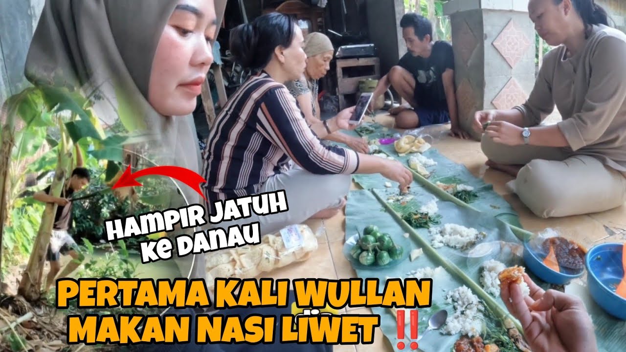 REAKSI WULLAN PERTAMA KALI MAKAN NASI LIWET ‼️ 