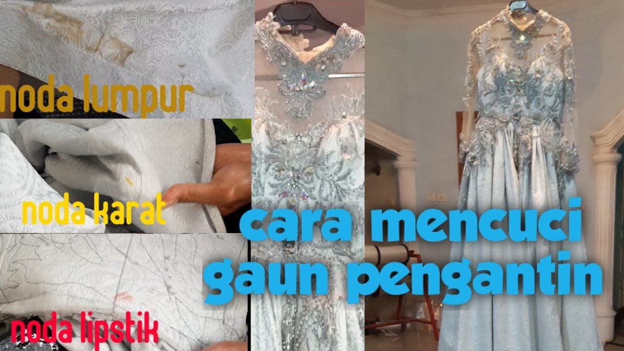 CARA CUCI GAUN PENGANTIN | gaun pengantin warna putih