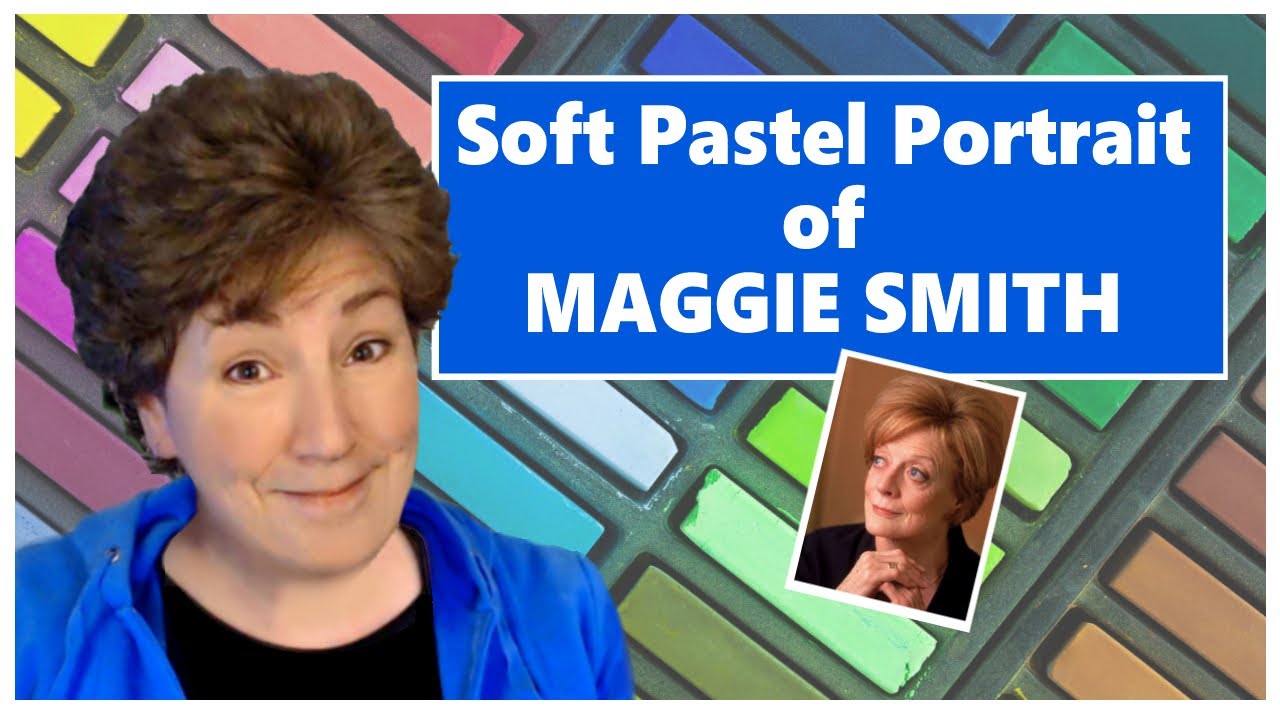 Soft Pastel Portrait of Maggie Smith