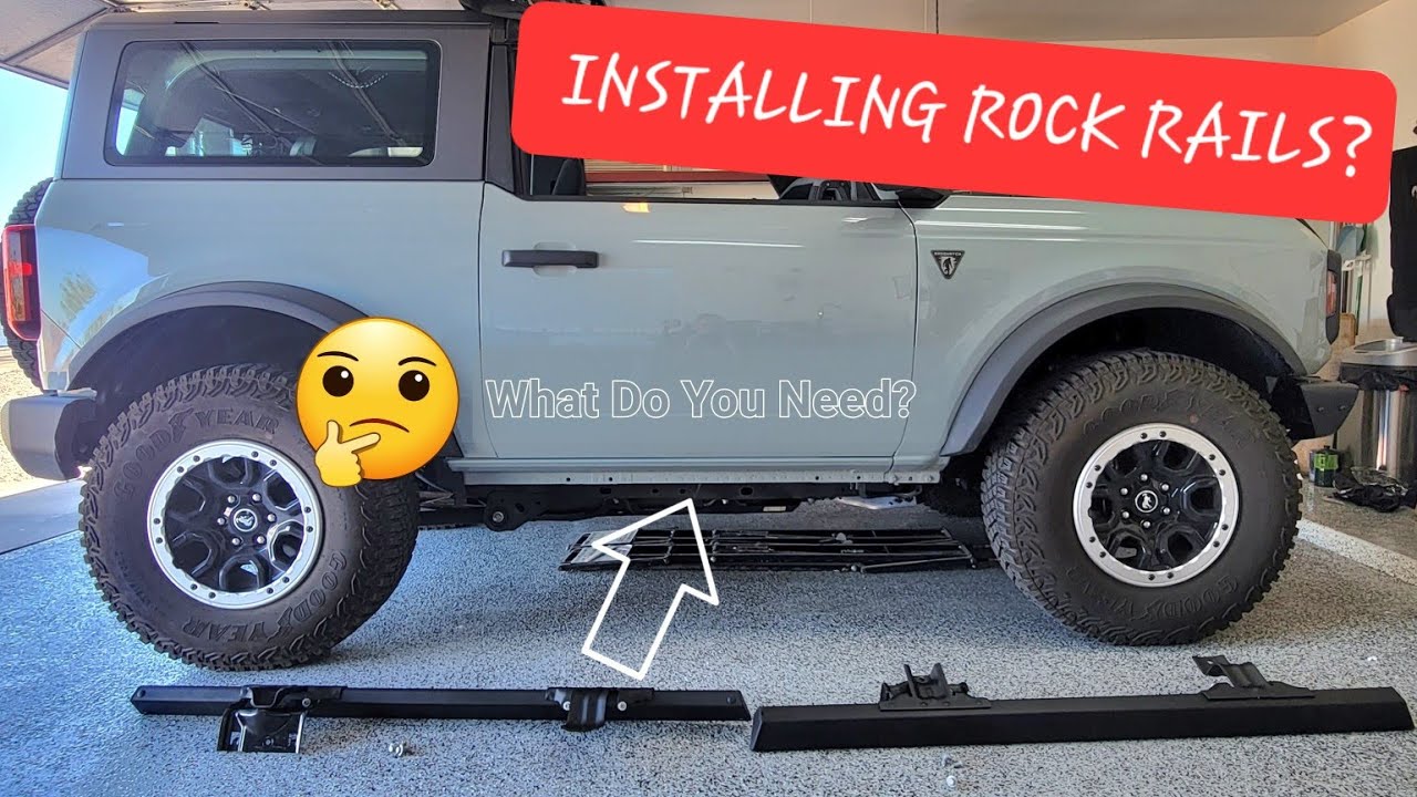 Want to add Rockrails or Nerf Bars to your Bronco? OEM Rock Sliders Simplified!
