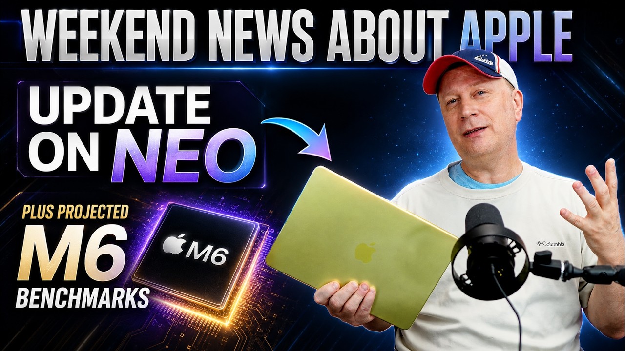 Прогнозируемые тесты производительности M6, новости о MacBook Neo, керамические Apple Watch и дру...