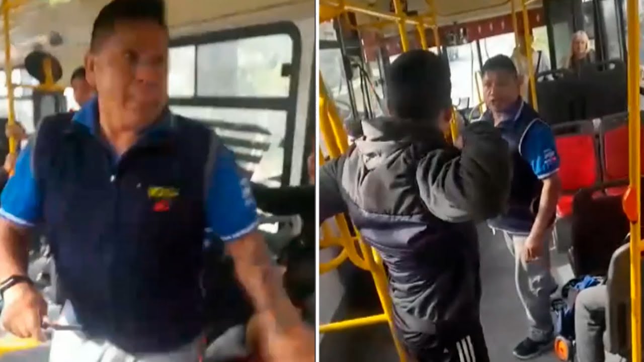 LOCURA EN EL COLECTIVO: Un chofer violento atacó con un cuchillo a un pasajero en la línea 60